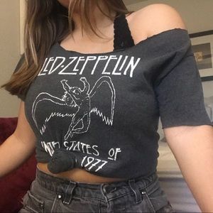 vintage worn led zeppelin tee